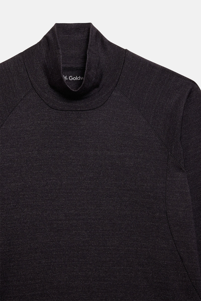 Wool Turtleneck Longsleeves T-Shirt