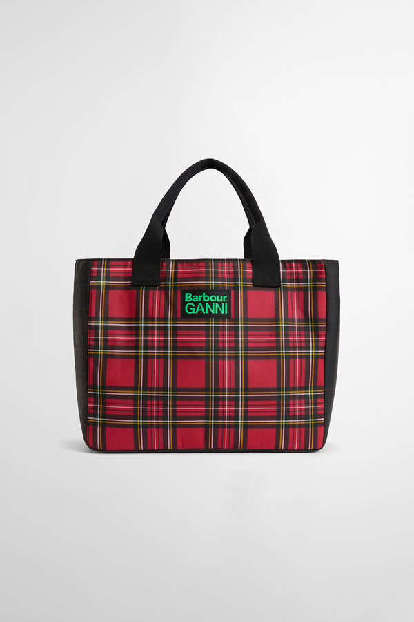 Barbour x GANNI Waxed Tote Bag