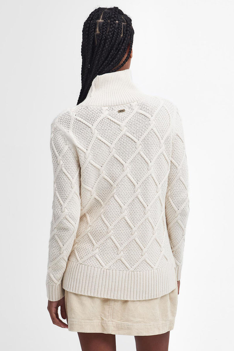 Burne Roll Neck Knit Sweatshirt