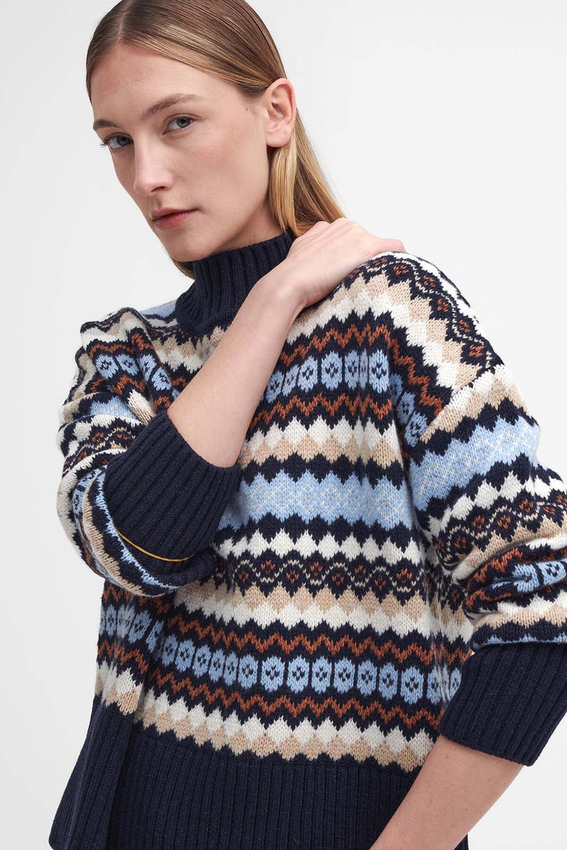 Larisa Fair Isle High Neck Jumper