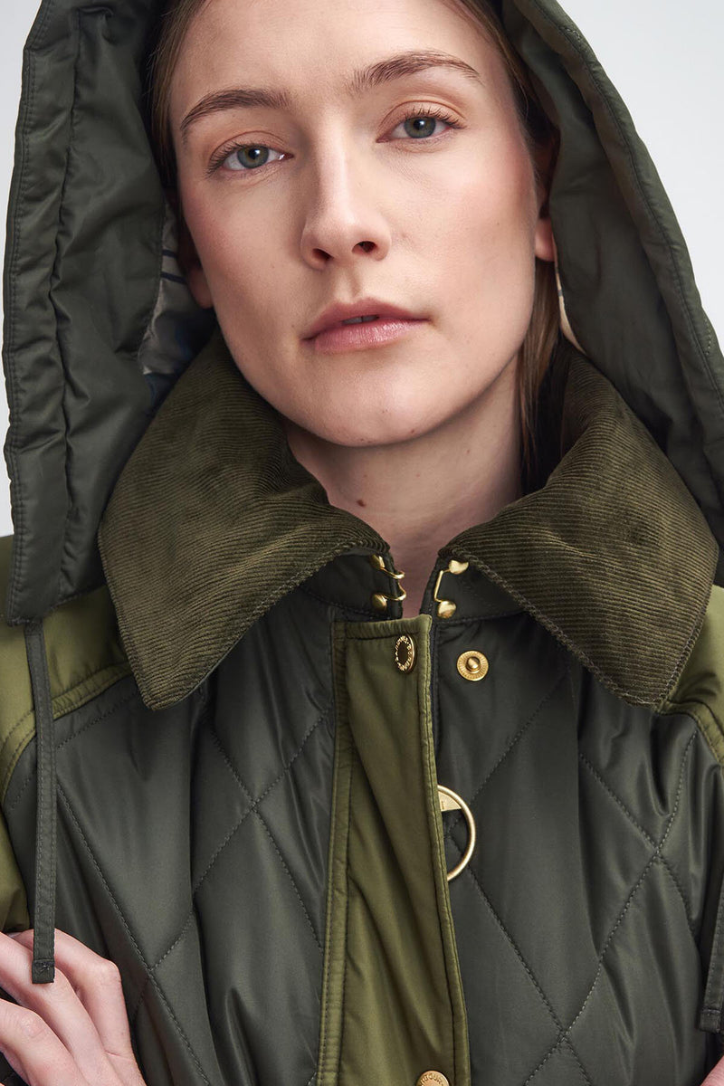 Cookston Longline Quilted Jacket