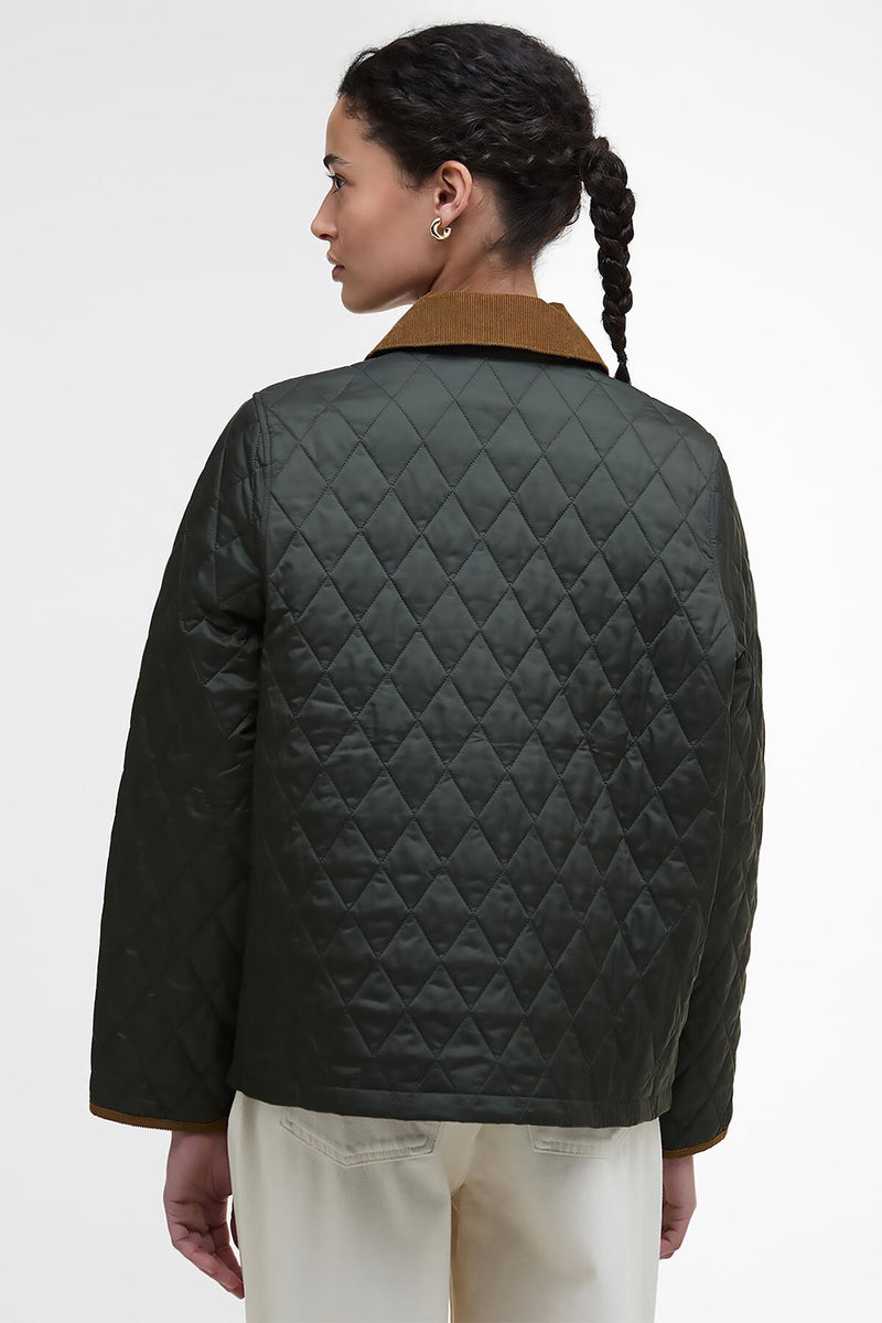 Barbour Icons Cropped Liddesdale Quilted Jacket