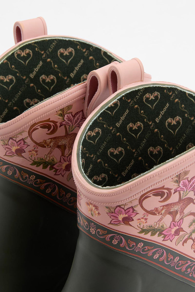 Barbour x FARM Rio Thais Ankle Wellingtons