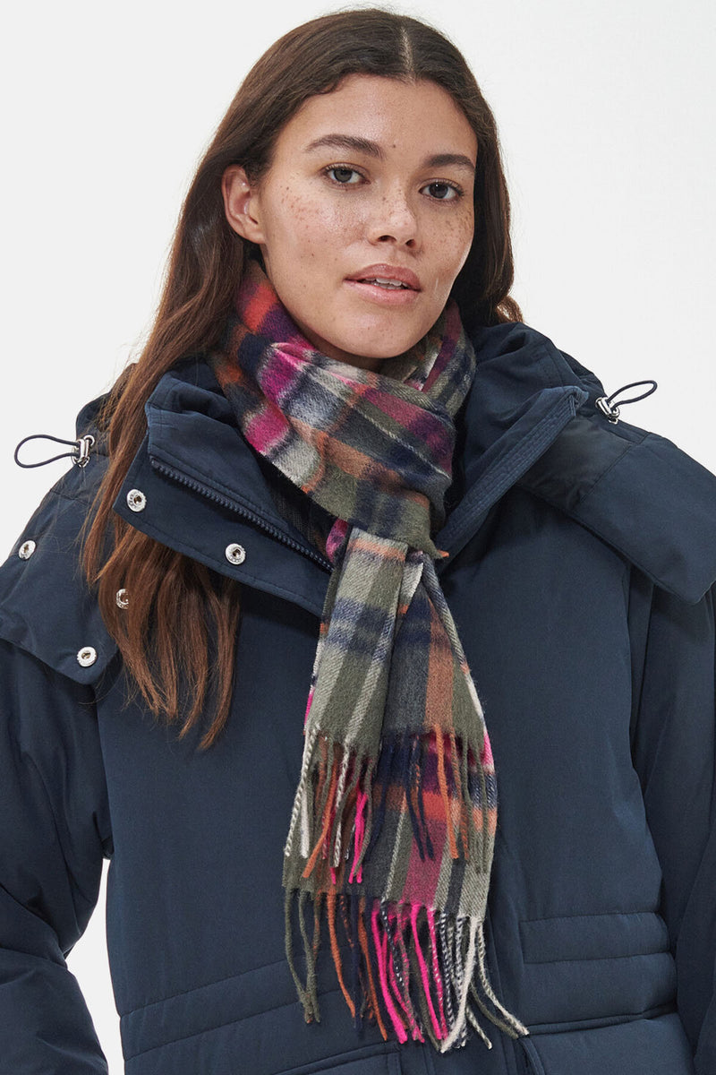 Vintage Winter Plaid Scarf