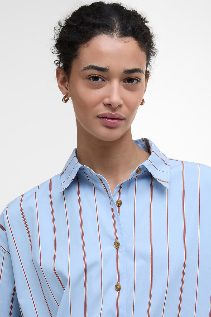 Saffron Striped Relaxed Shirt