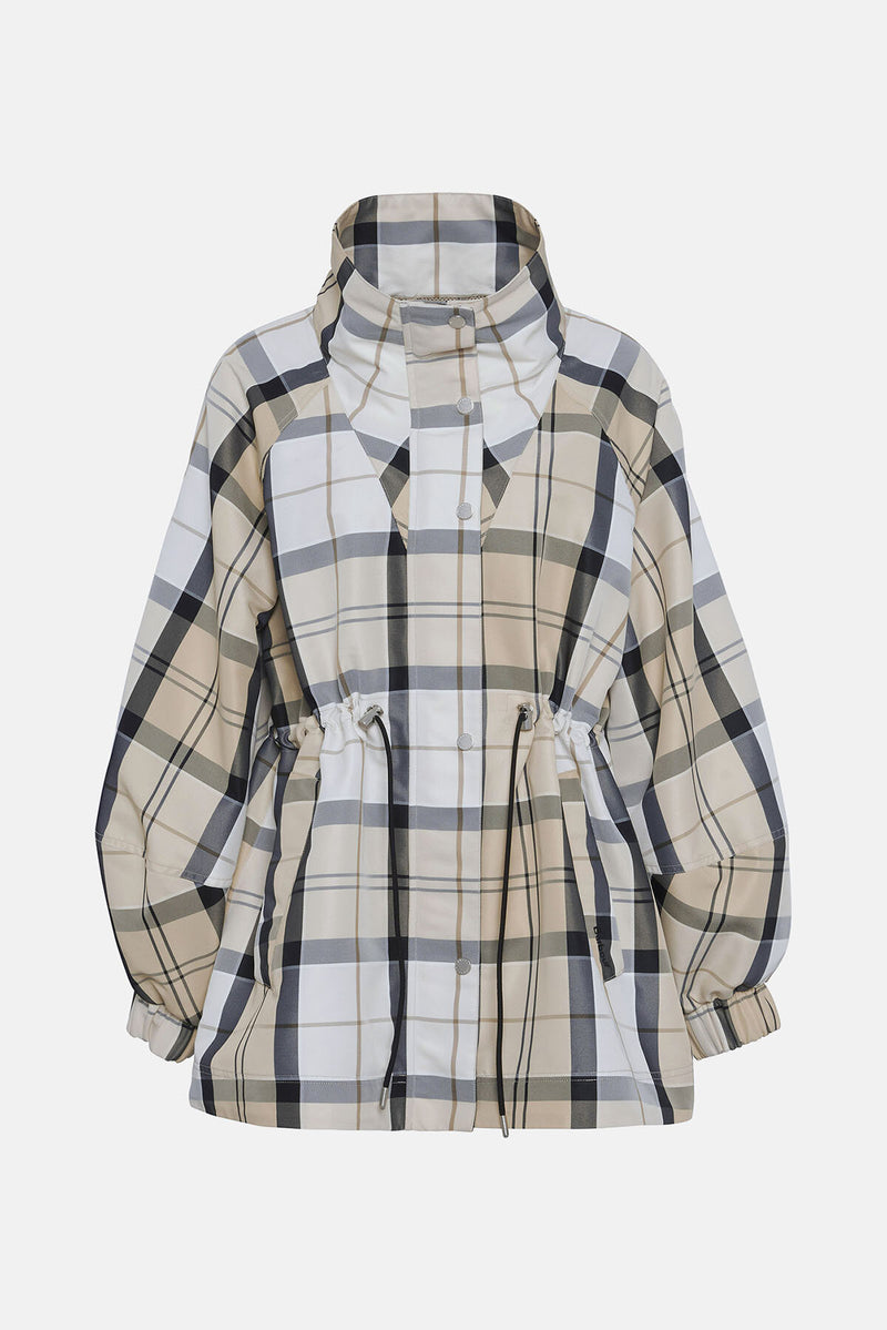 Barbour Suri Checked Showerproof Jacket