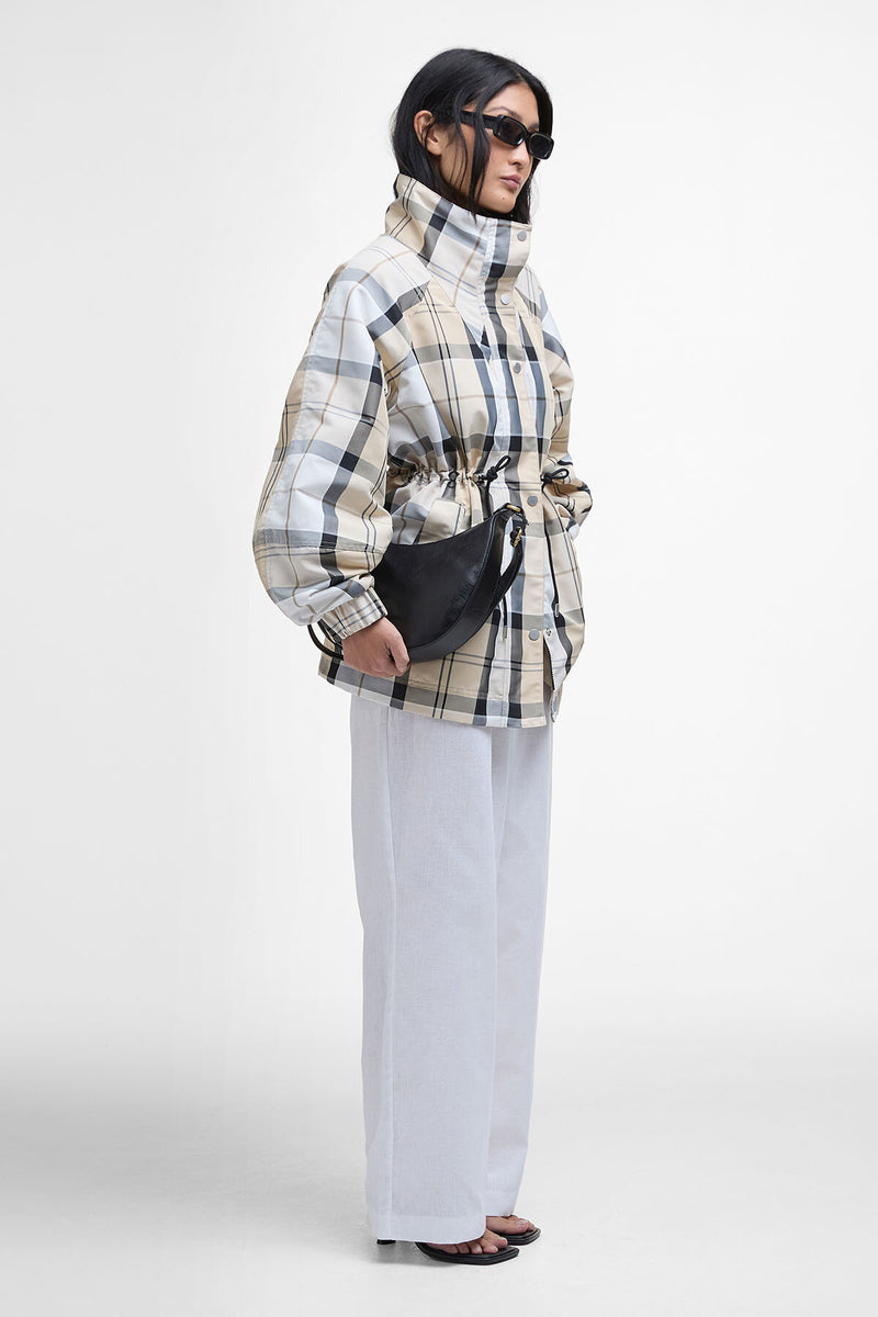 Barbour Suri Checked Showerproof Jacket