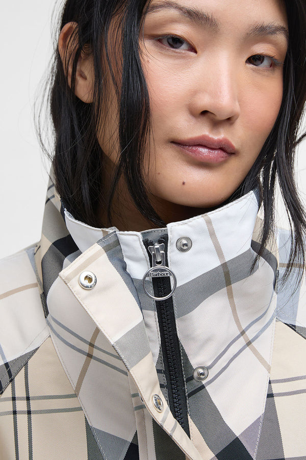 Barbour Suri Checked Showerproof Jacket