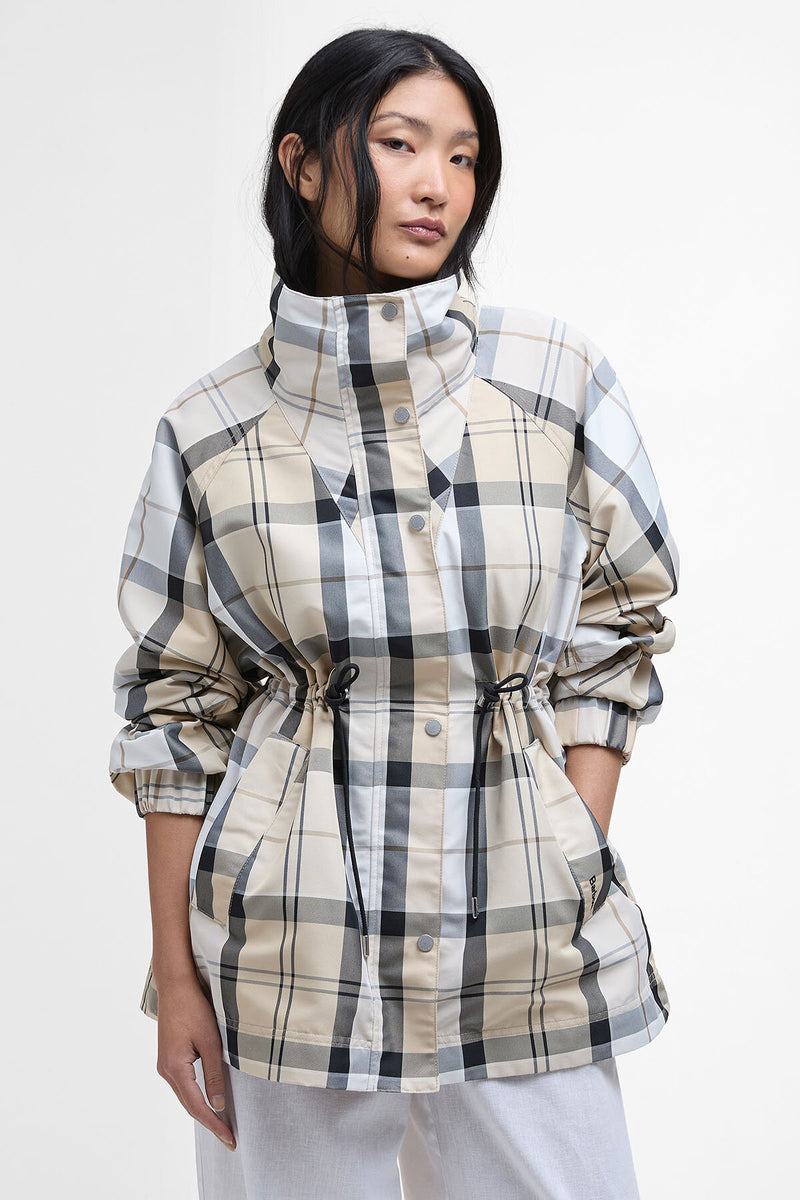 Barbour Suri Checked Showerproof Jacket