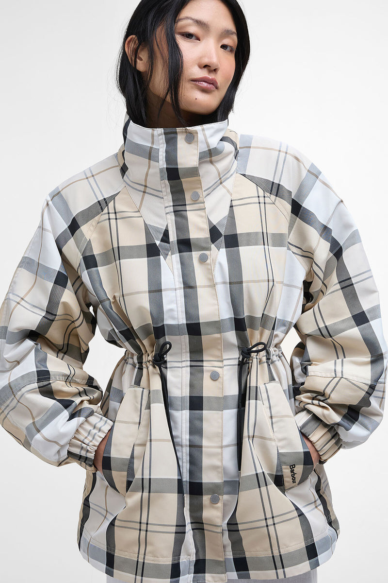 Barbour Suri Checked Showerproof Jacket
