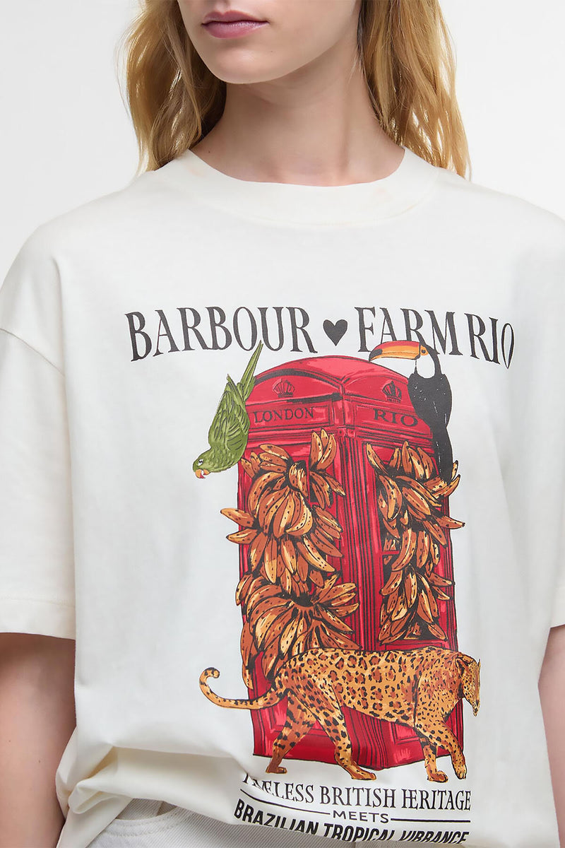 Barbour x FARM Rio Maria Clara Graphic T-Shirt