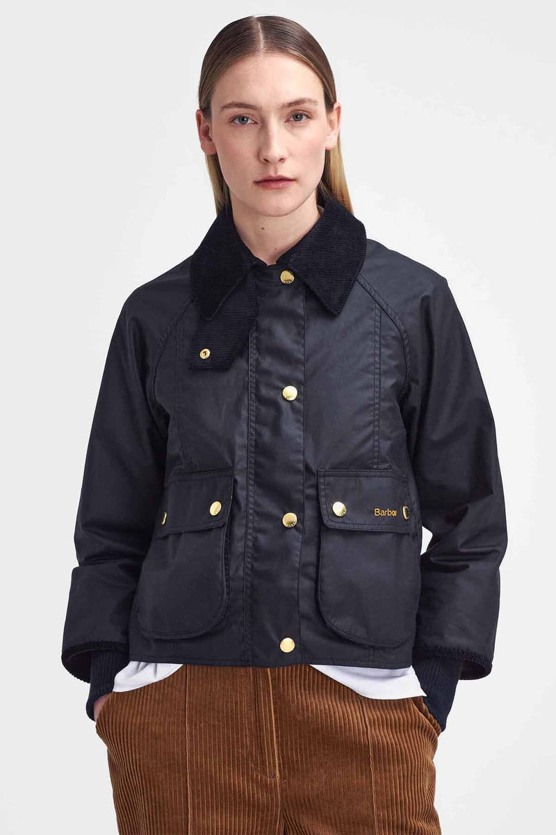 Cropped Beadnell Waxed Jacket