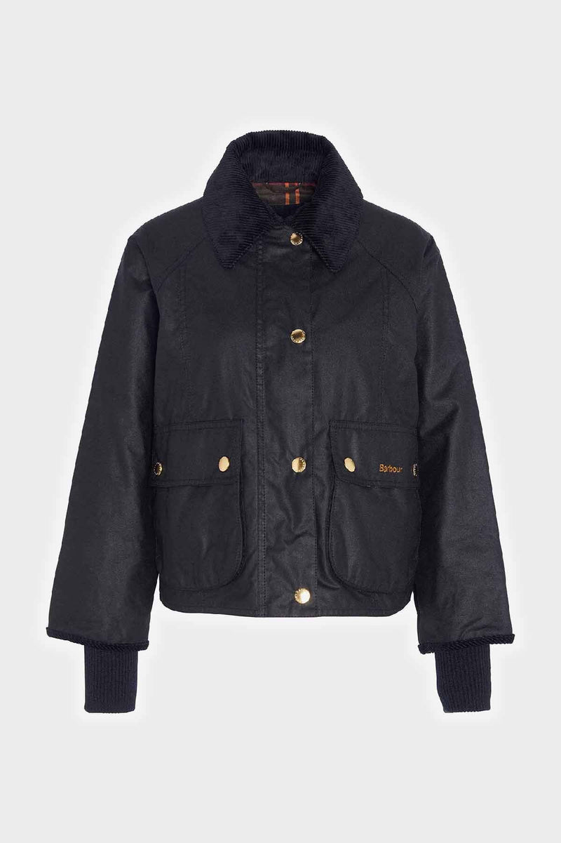 Cropped Beadnell Waxed Jacket