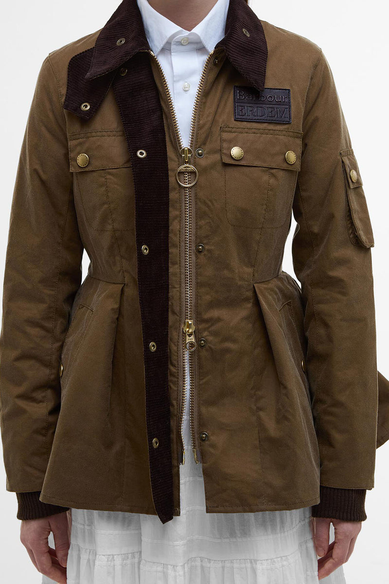 Barbour x ERDEM Constance Waxed Jacket