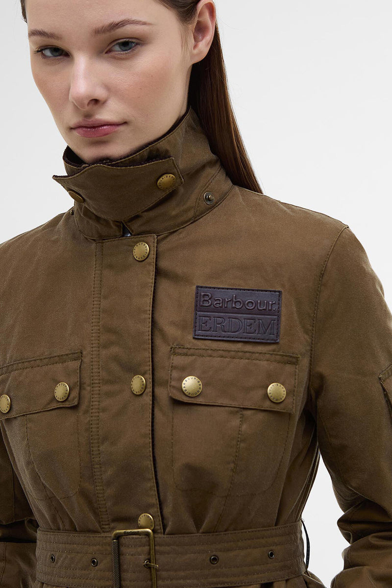 Barbour x ERDEM Constance Waxed Jacket