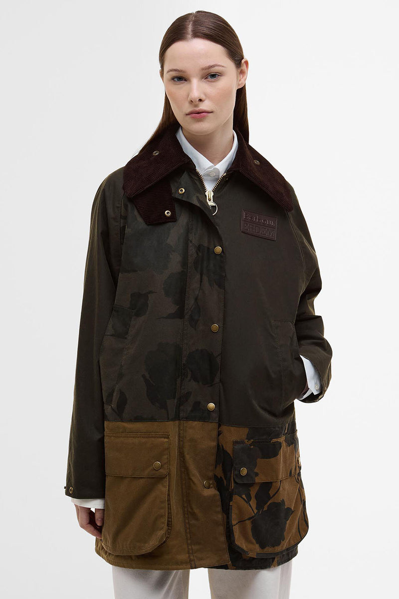 Barbour x ERDEM Beauflower Waxed Jacket