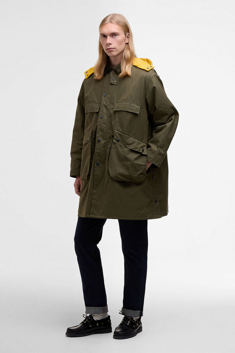 Barbour x Kaptain Sunshine Oversized Bedale Casual Field Coat