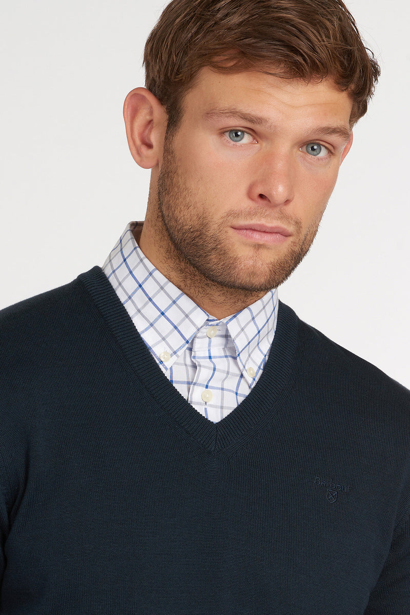 Pima Cotton V-Neck Sweater