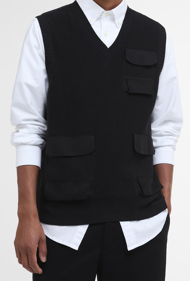 Barbour x TO KI TO Multi-Pocket Sweater Vest