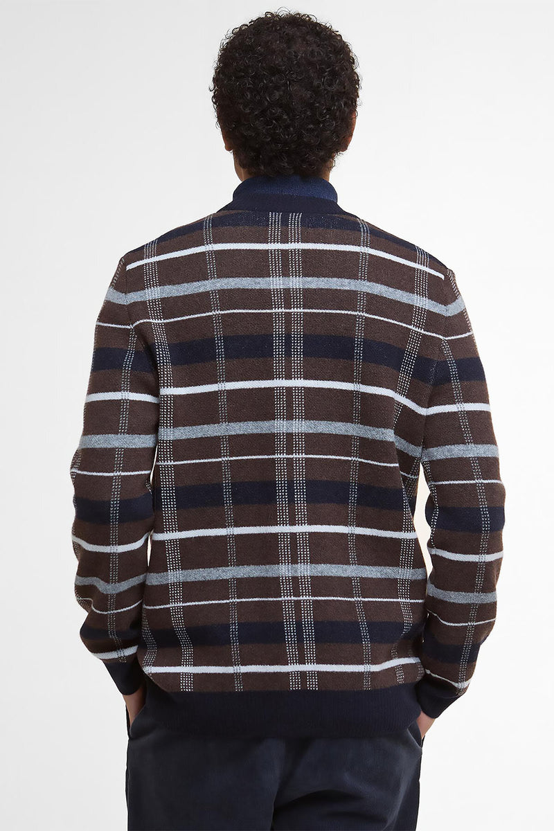 Barbour Kane Tartan Cardigan
