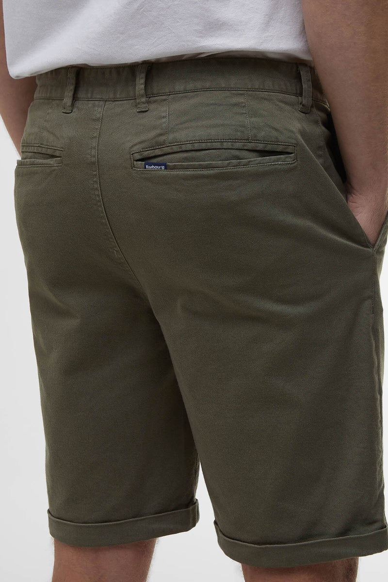 Washed Twill Chino Shorts