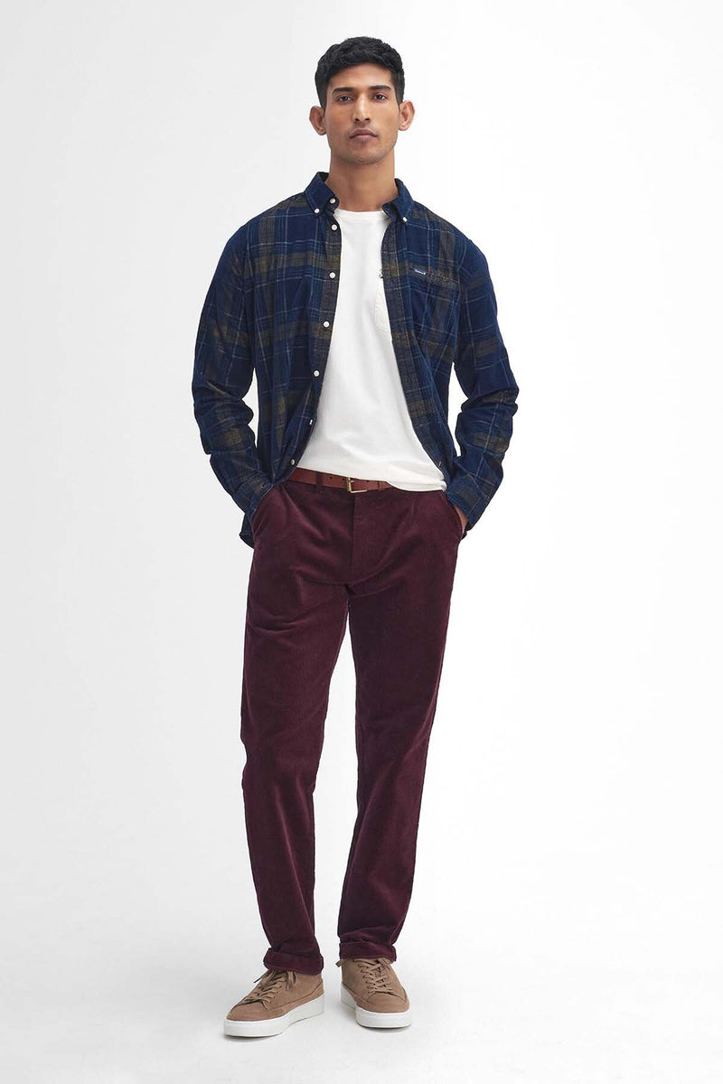 Stretch Cord Tailored Trousers