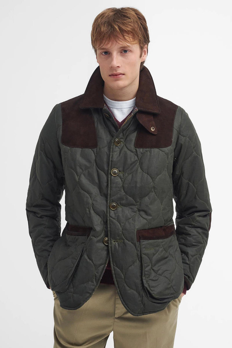 Barbour x TO KI TO Sporting Quilted Waxed Jacket