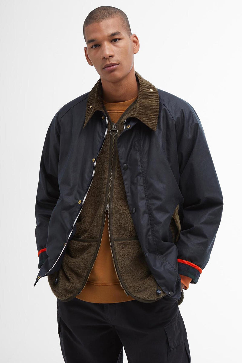 Barbour x Flower Mountain Oversized Transport Waxed Jacket