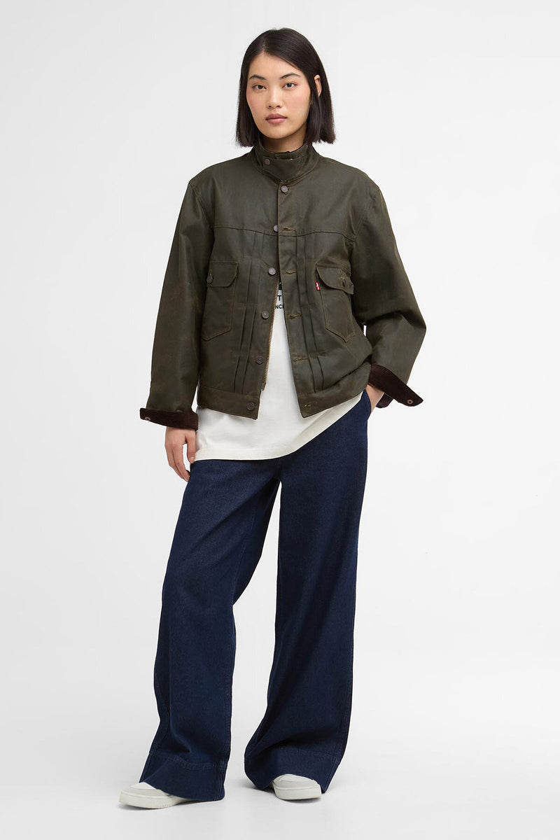 Barbour x Levi's Type Ii Wax Jkt