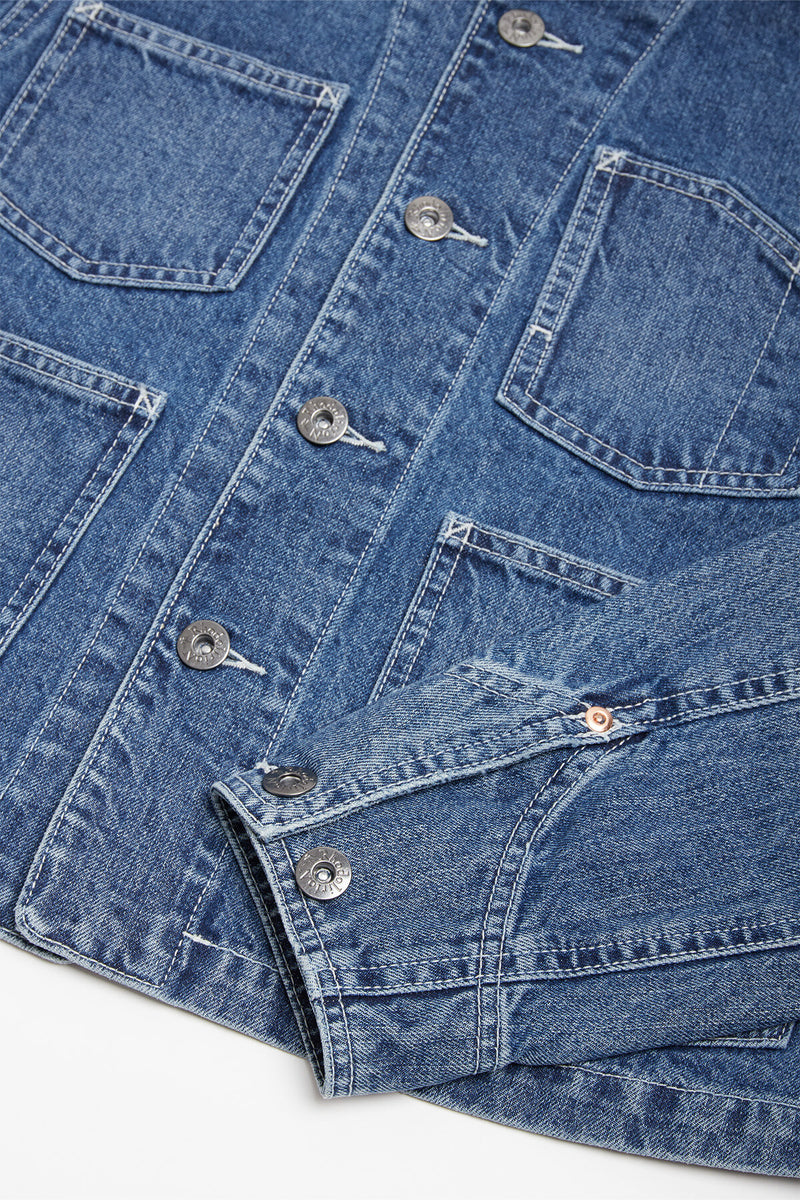 Short Coveralls - Denim