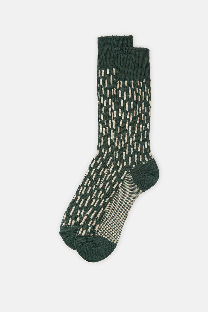 Rain drop crew socks
