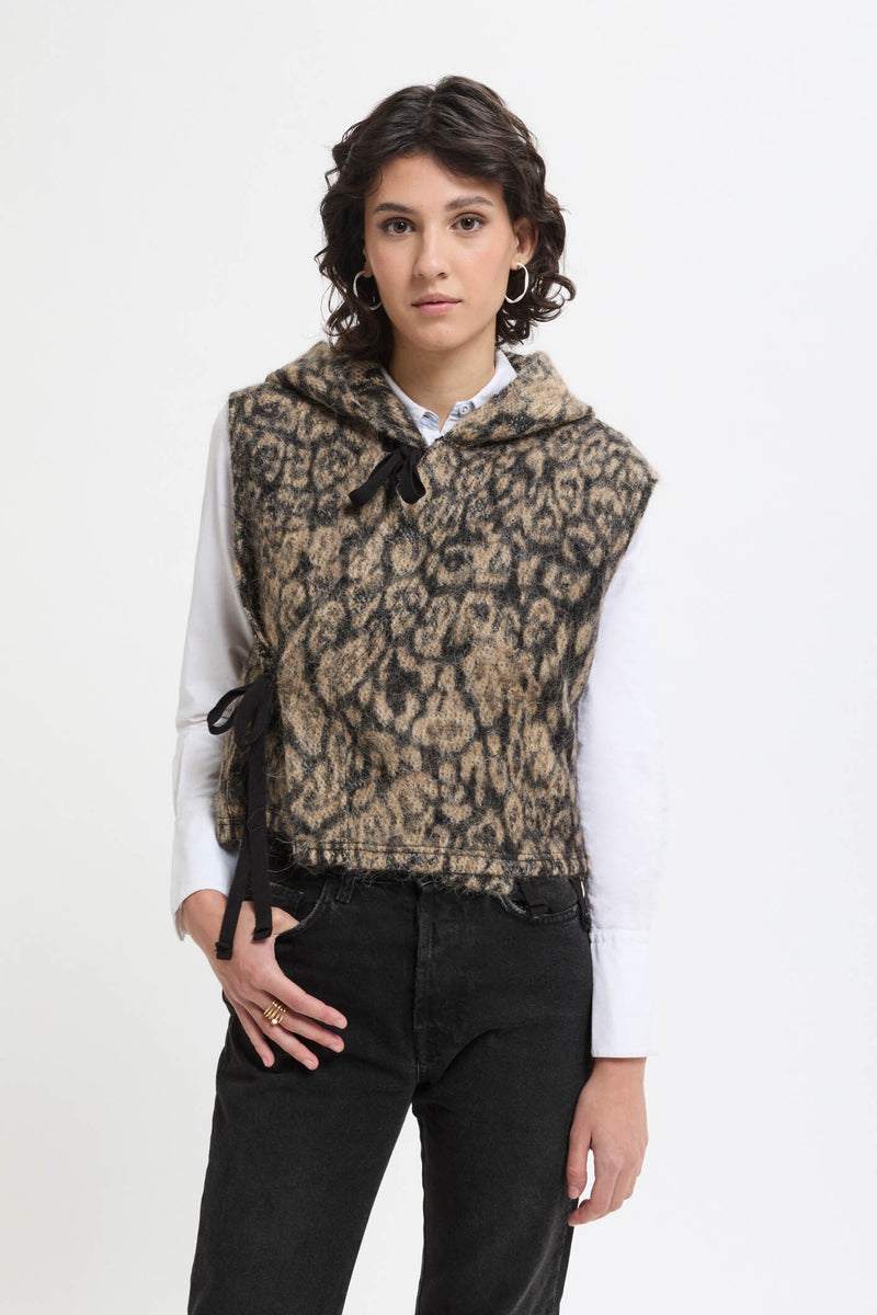 Knit Wrap Vest