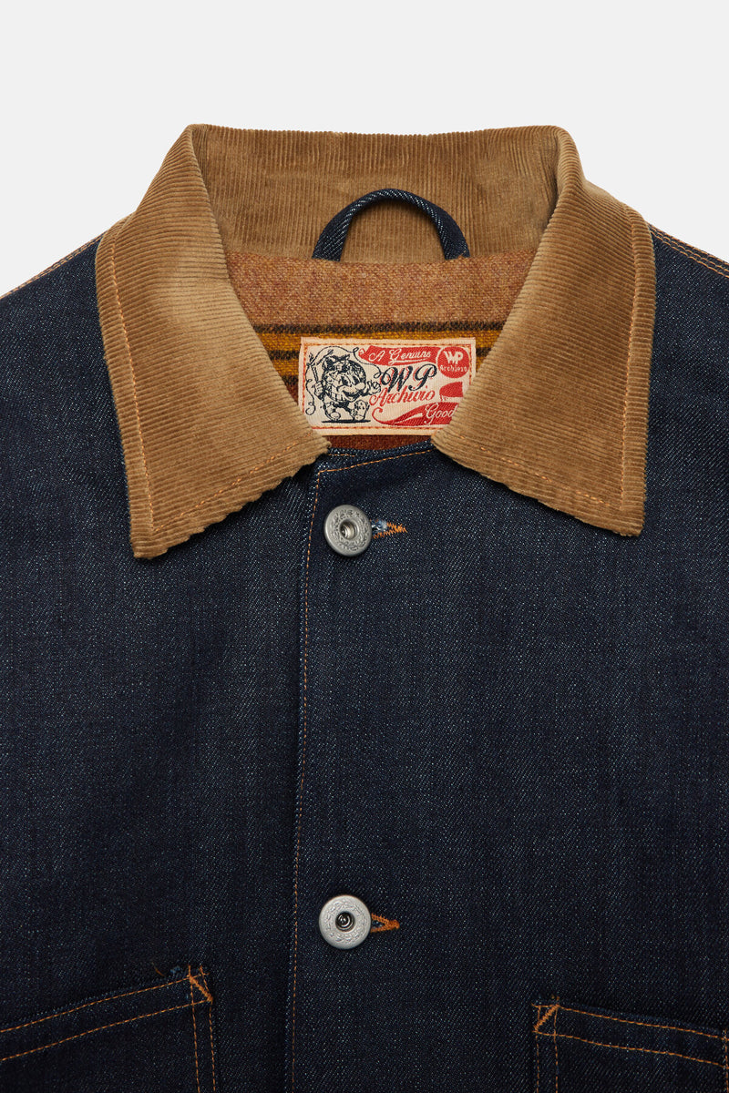 Lined Denim Chore Jacket