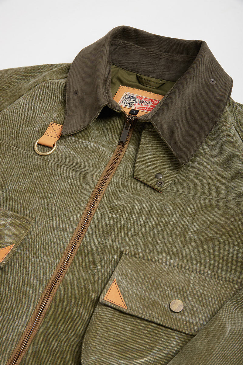 Canvas short jacket