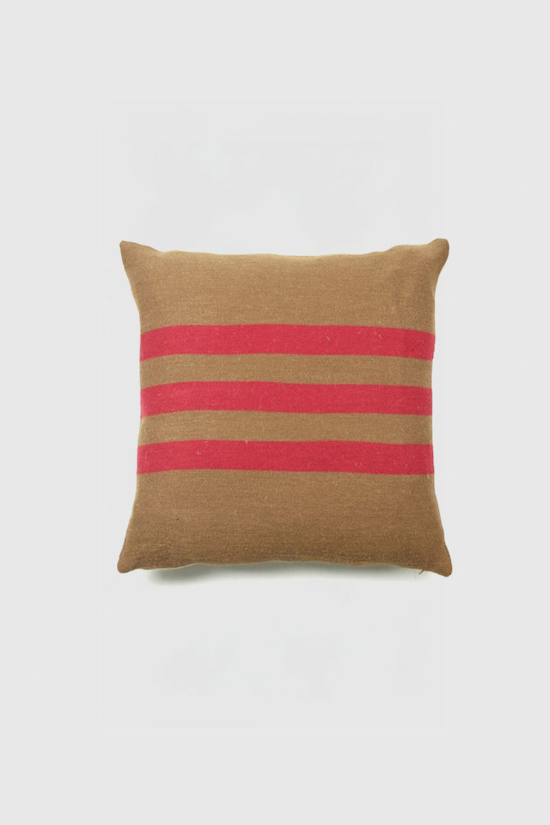 Manitoba Pillow Cover Red Stripe