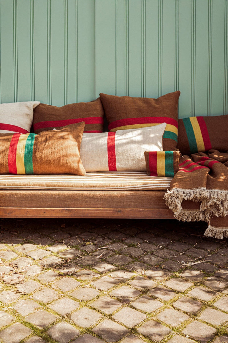 Manitoba Pillow Cover Red Stripe