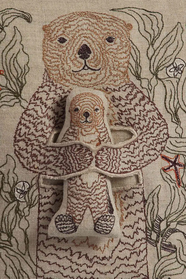 Otter Mama Pocket Pillow