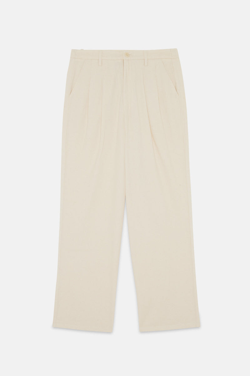 Prima Wide Leg Cotton Trousers