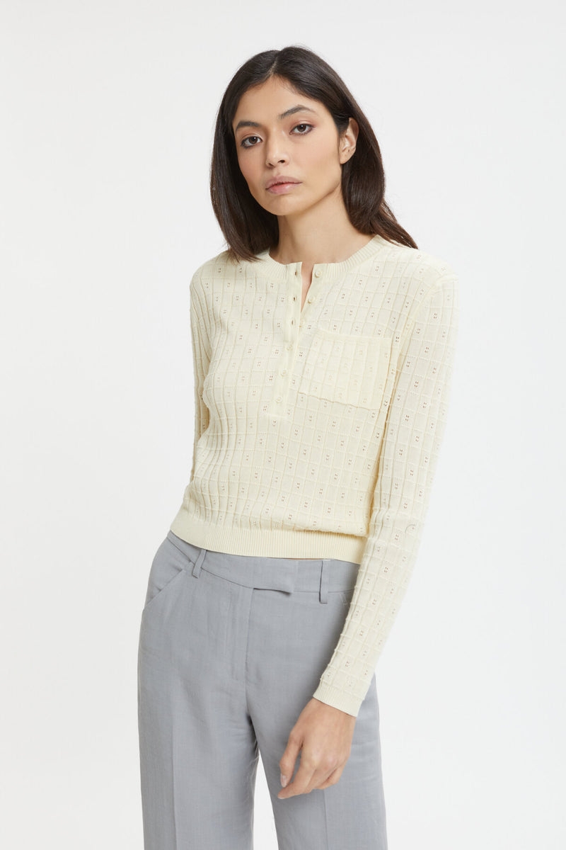 Sornia Cotton Crepe Sweater