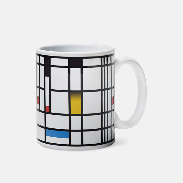 Mondrian color changing mug