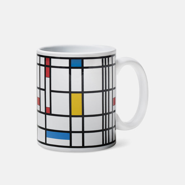 Mondrian color changing mug