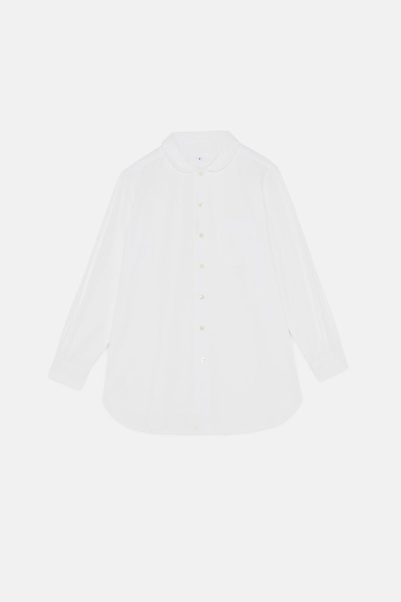 Oversized Rounded Collar Shirt