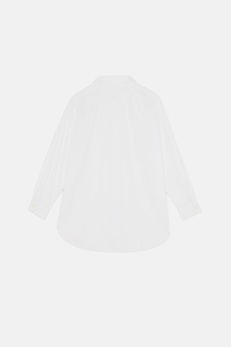 Oversized Rounded Collar Shirt