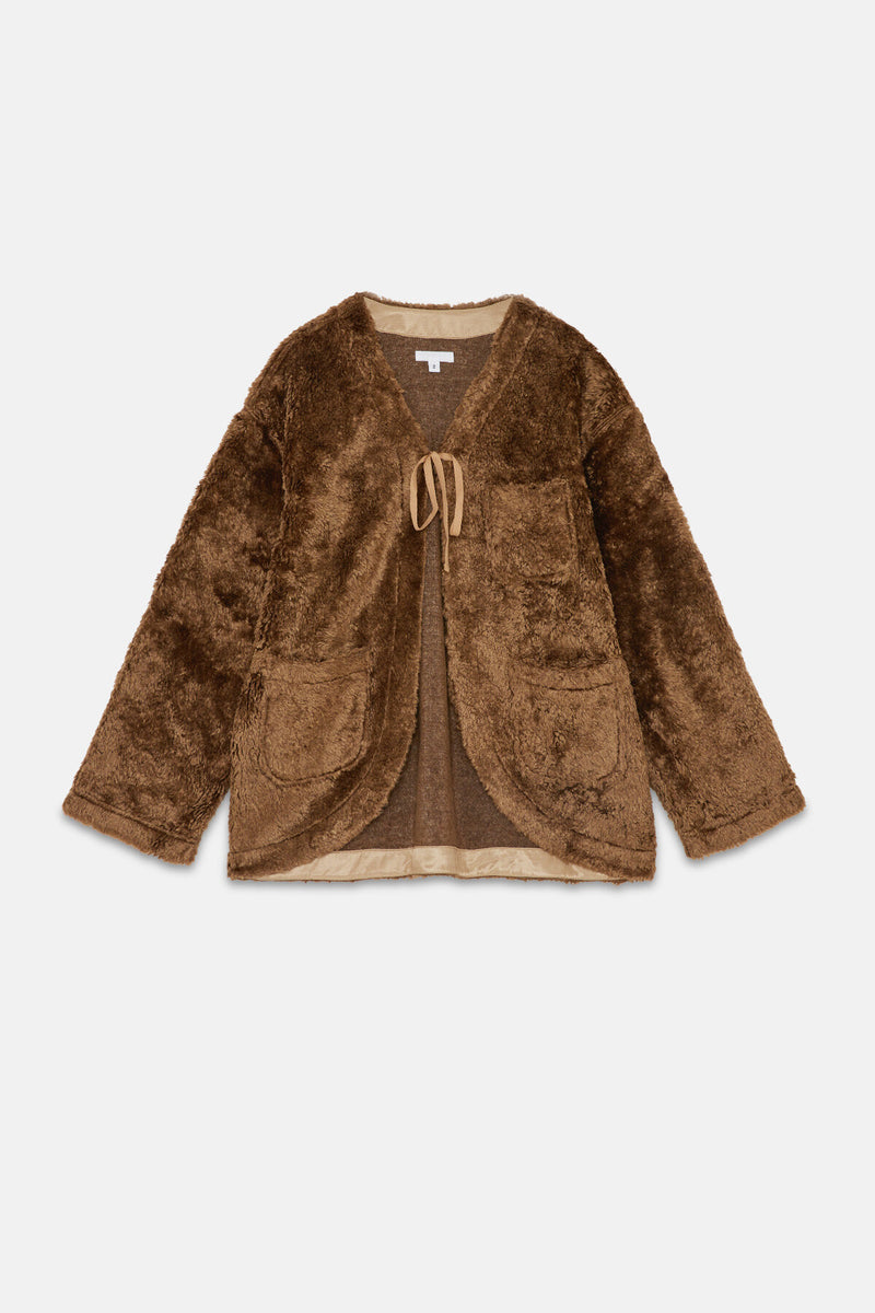 Cutaway eco-fur Jacket