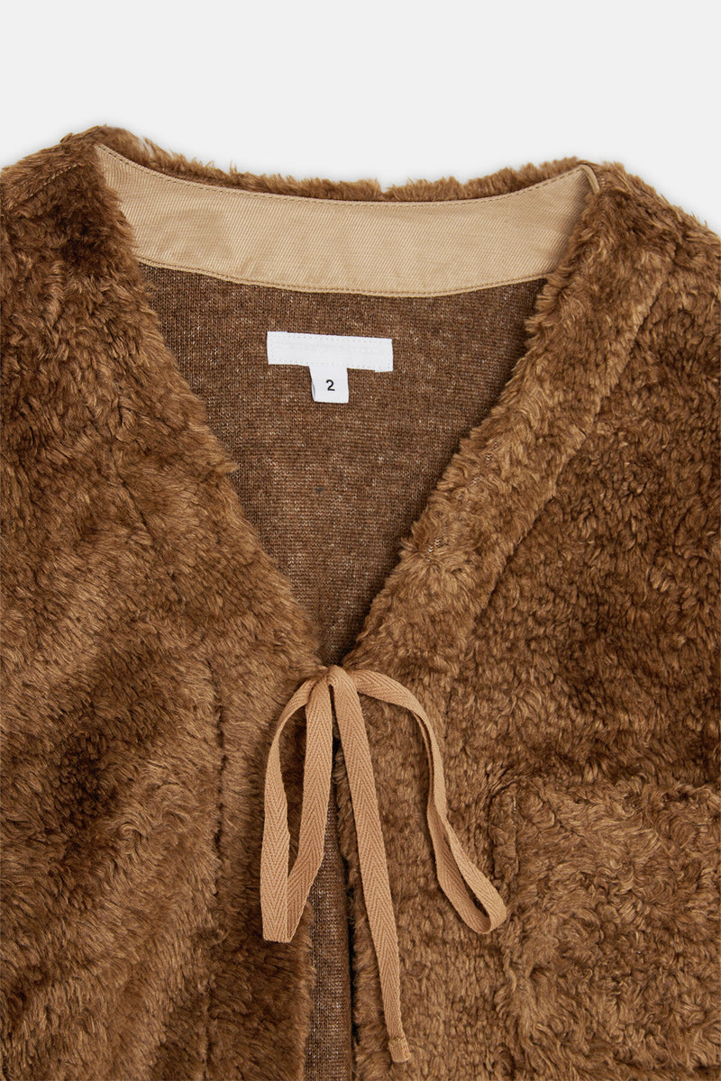 Cutaway eco-fur Jacket