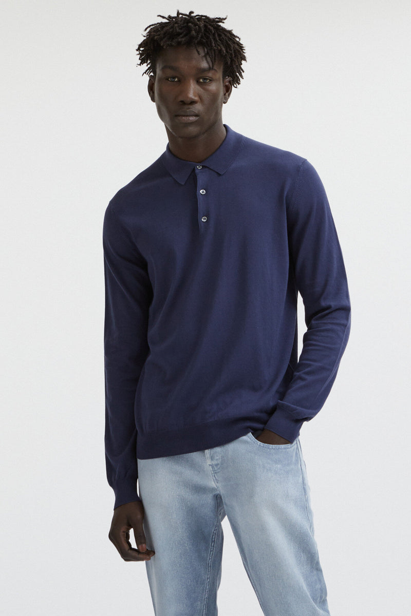 Long Sleeve Polo