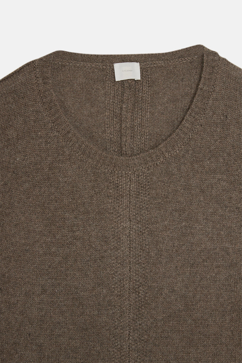 Alpaca wool crewneck jumper