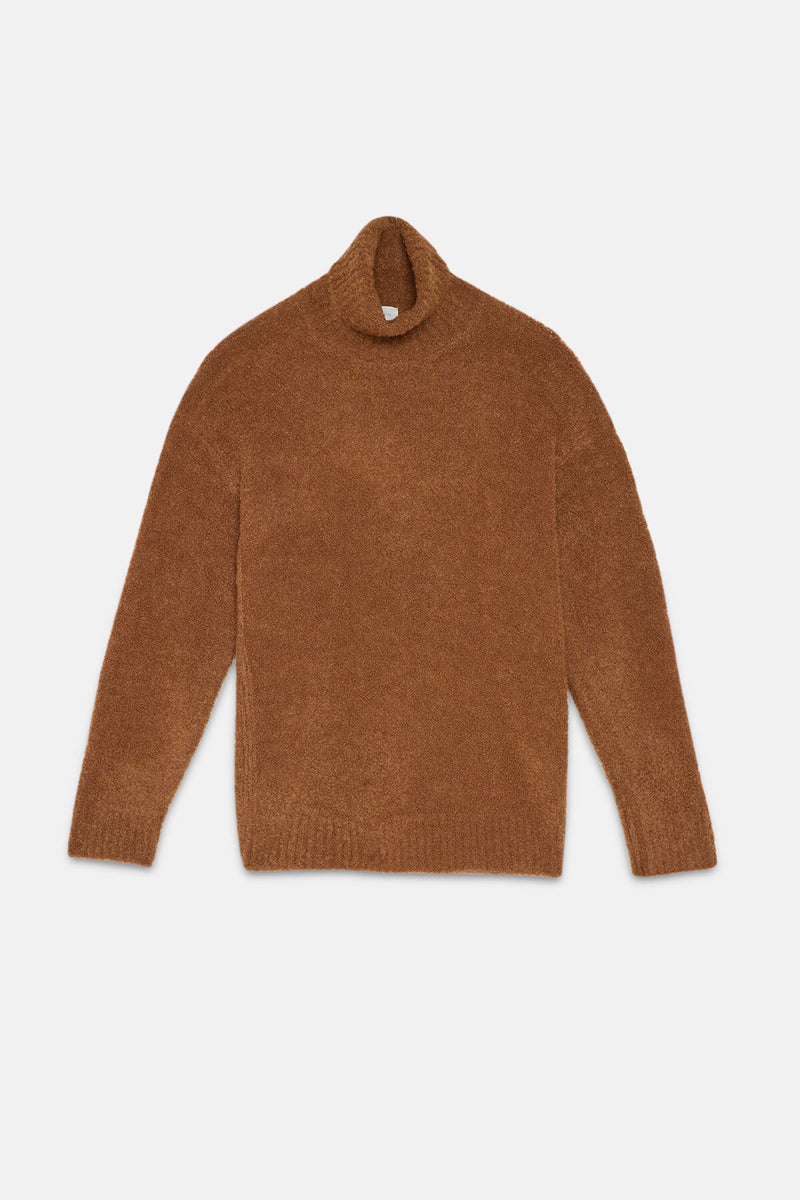 Alpaca-blend high neck jumper