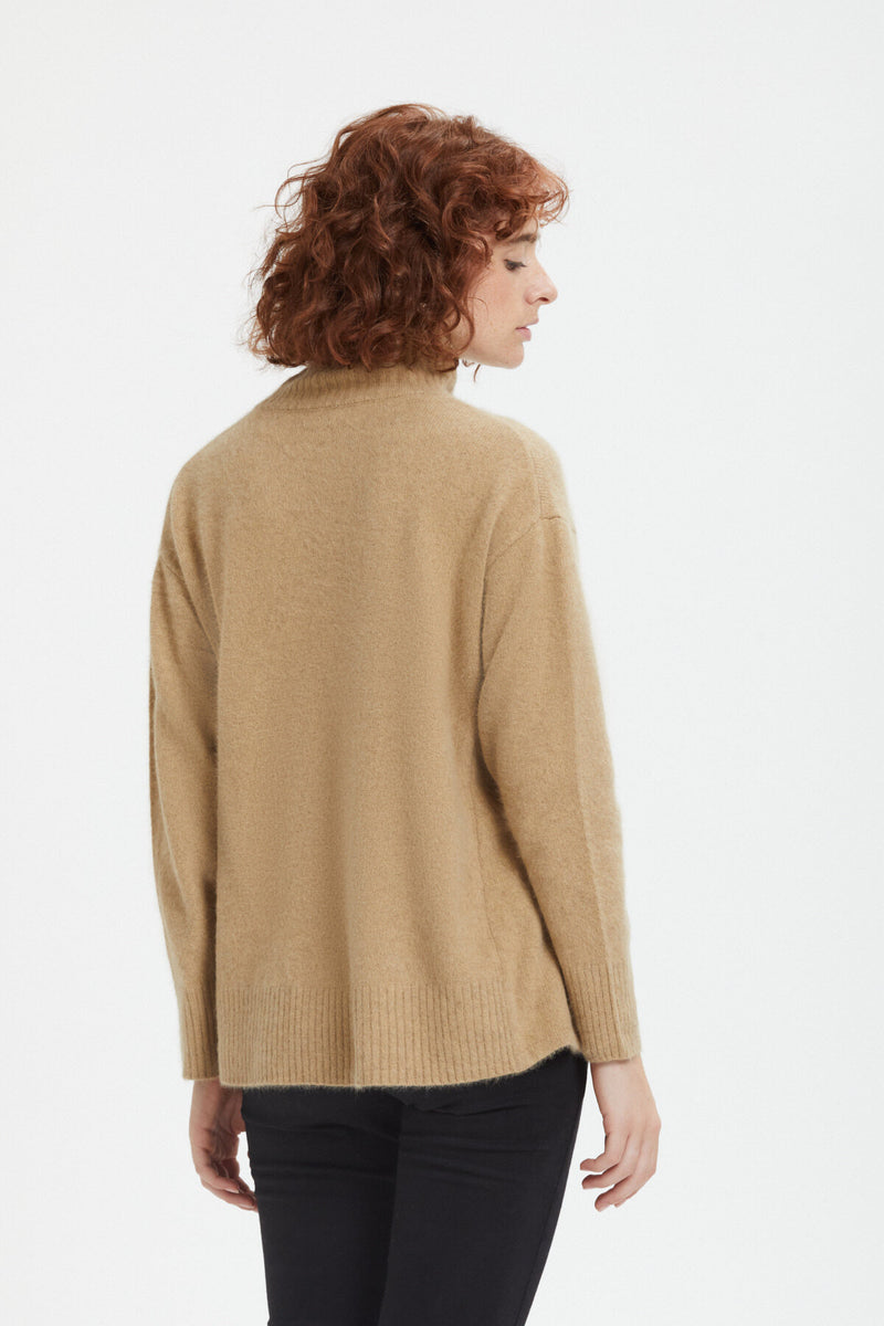 Wool high neck jumper