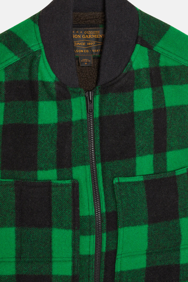 LINED MACKINAW WOOL WORK VEST